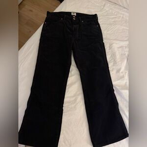 J. Crew Black Corduroy Bootcut Pants